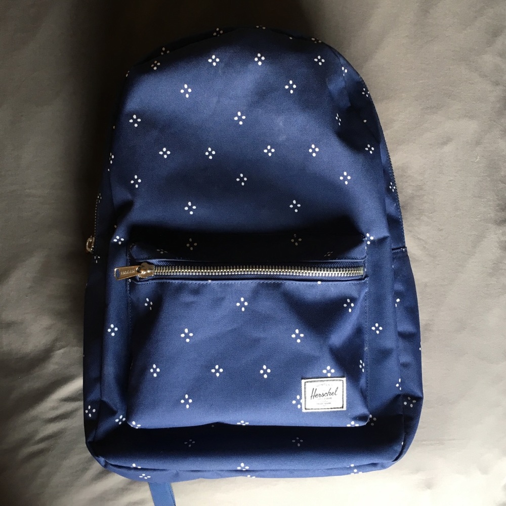 Blue Patterned Herschel Backpack